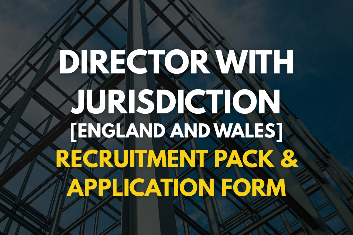 Director with jurisdiction â [England and Wales] â Closing date 29 October 2026
