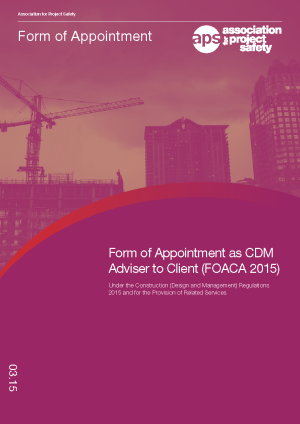APS Form of Appointment as CDM Adviser to Client 2015 (Hard Copy)