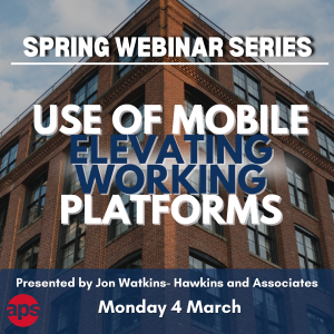 Use of mobile elevating mobile working platforms